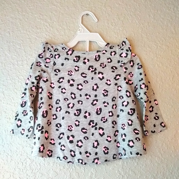 👶🏼NWT Jumping Beans Ruffled Long Sleeve Tee - Picture 2 of 4